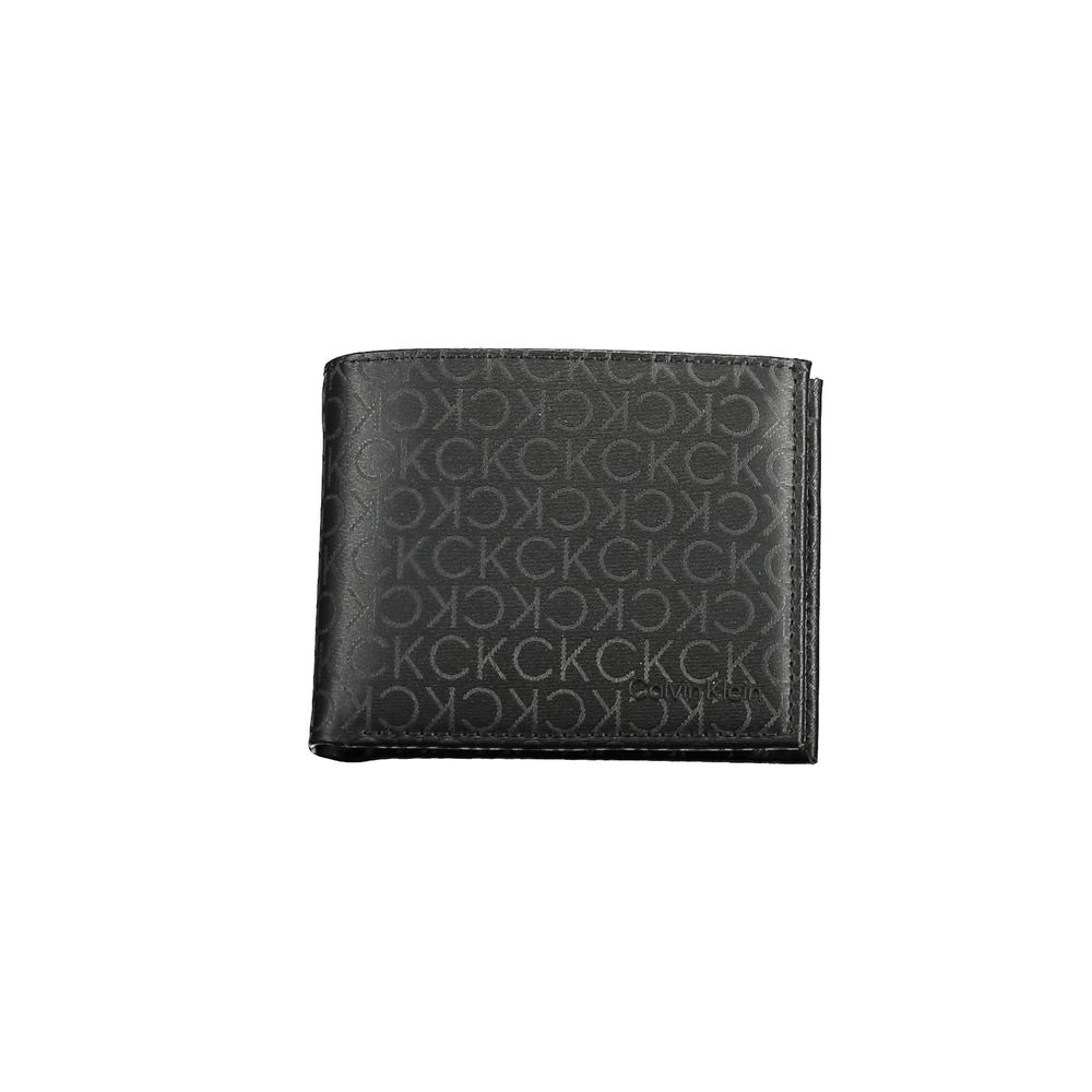 Calvin Klein Nero Polyurethane RFID-Blocking Wallet