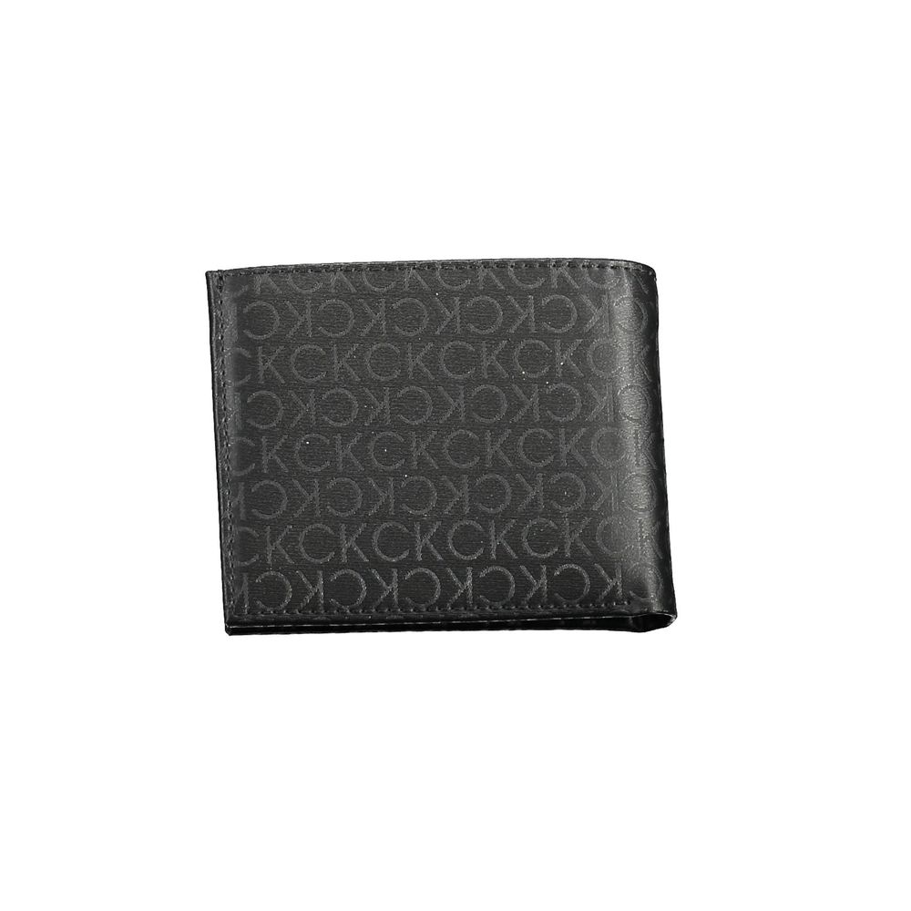 Calvin Klein Nero Polyurethane RFID-Blocking Wallet