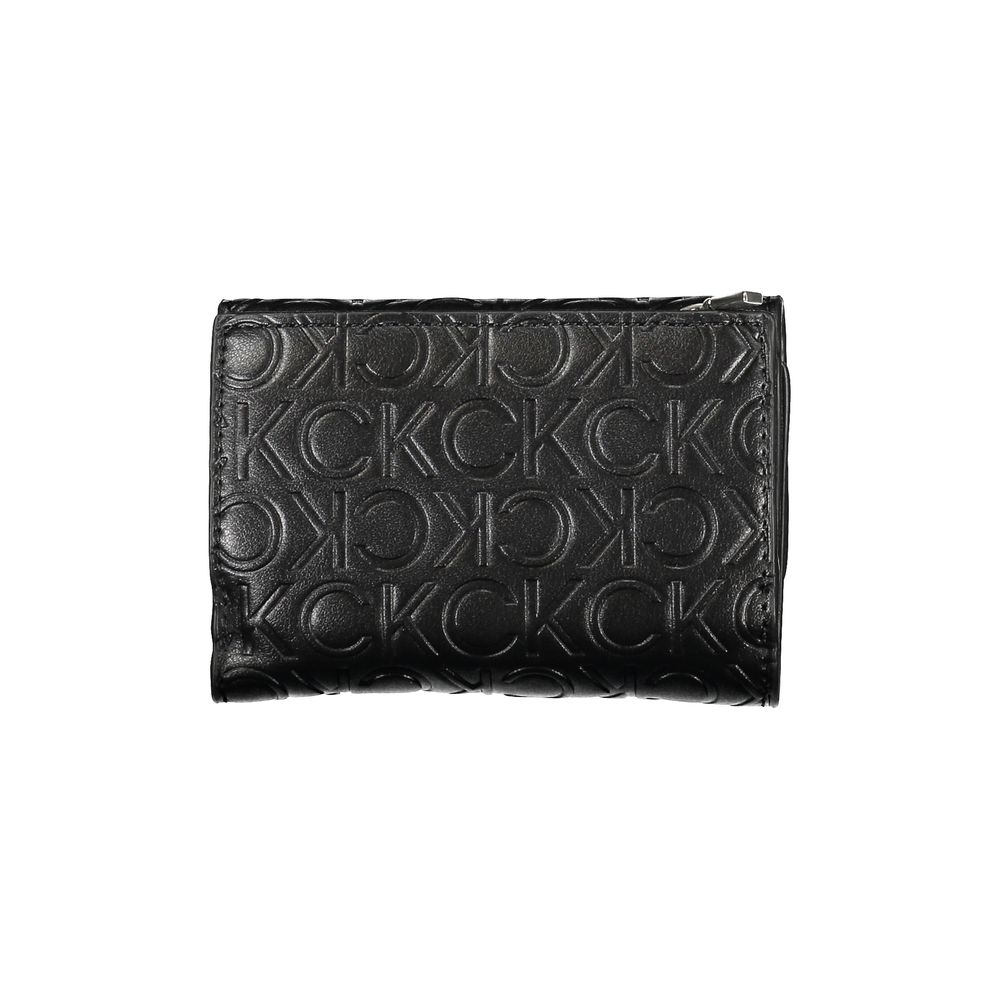Calvin Klein Black Recycled Polyester Wallet