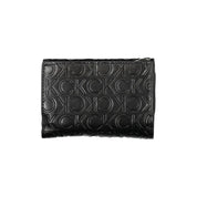 Calvin Klein Black Recycled Polyester Wallet