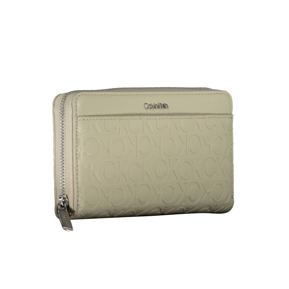 Calvin Klein Beige Polyurethane Wallet