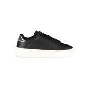 Tommy Hilfiger Black Leather Sneakers