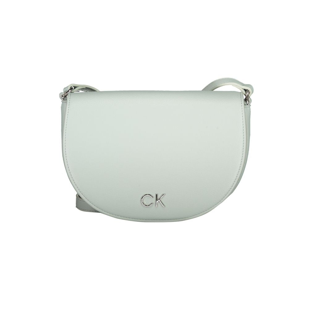 Calvin Klein Azzurro Polyurethane Shoulder Bag