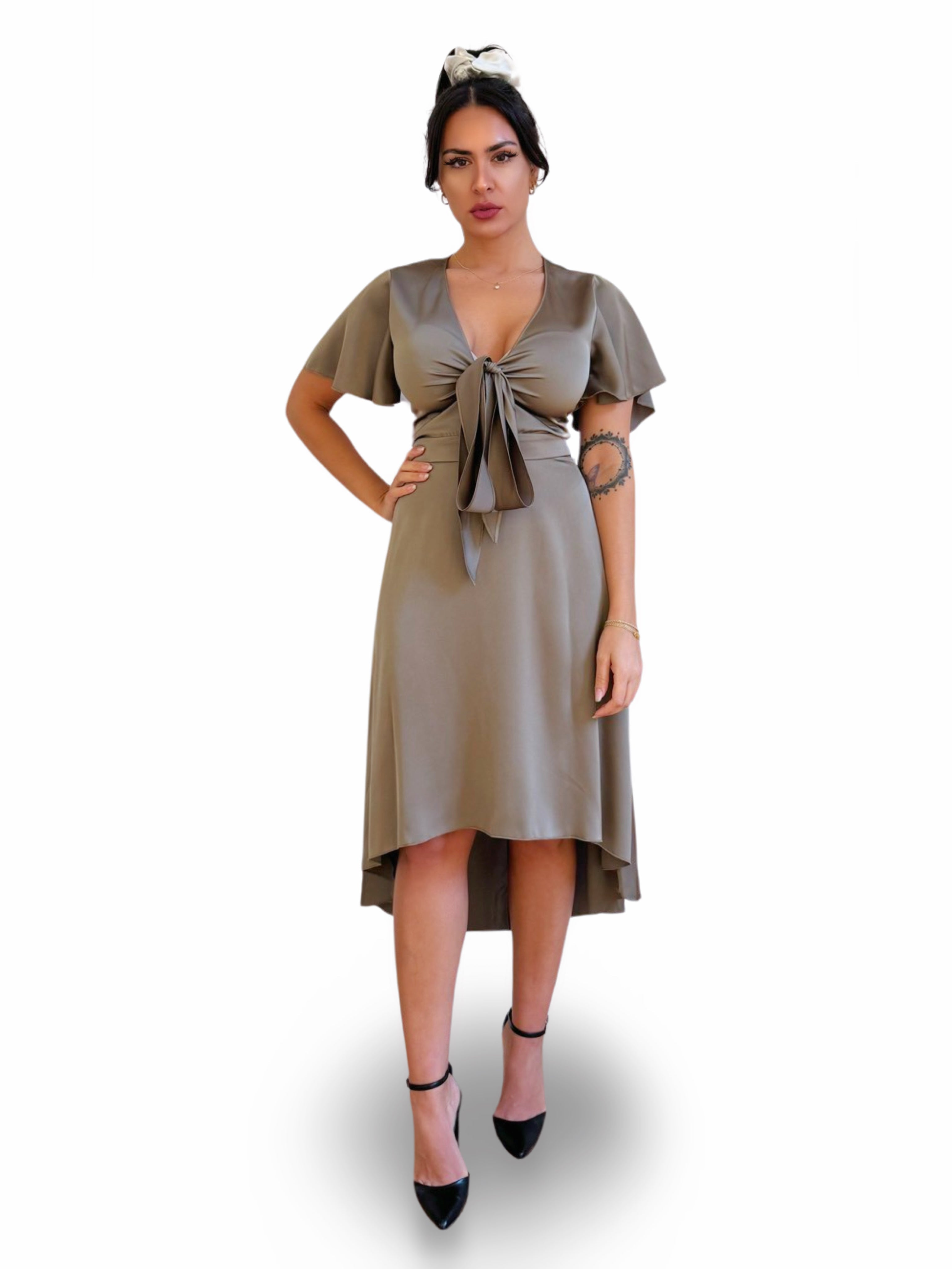 Amora Angel Sleeve Dress