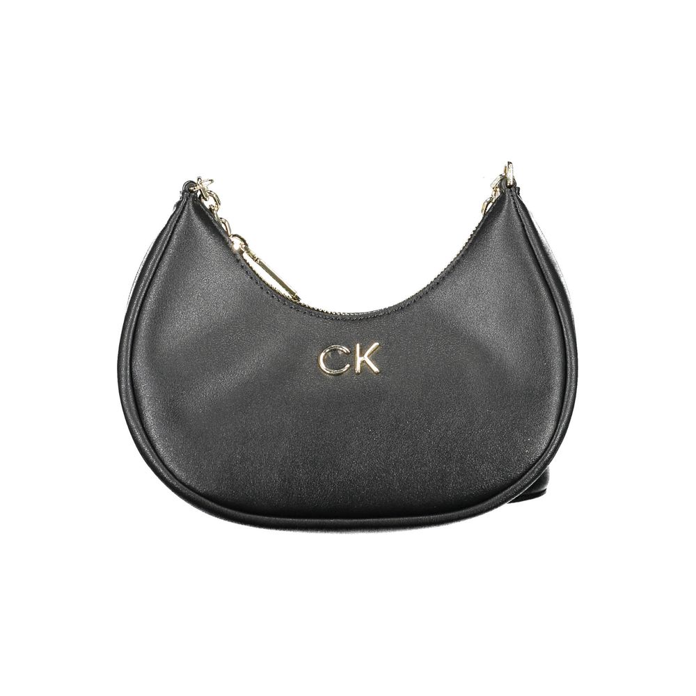 Calvin Klein Black Polyester Shoulder Bag