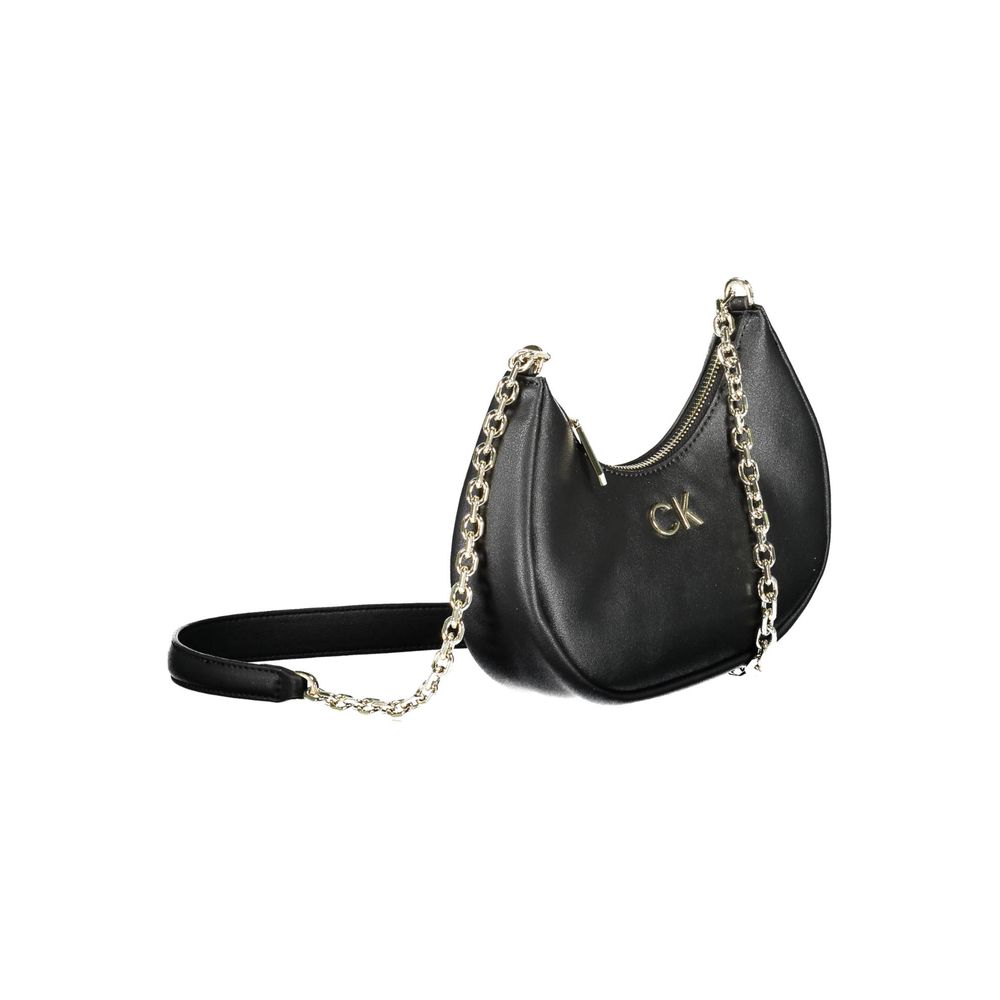 Calvin Klein Black Polyester Shoulder Bag