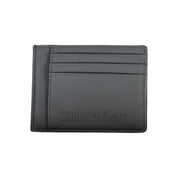Calvin Klein Nero Polyurethane Cardholder