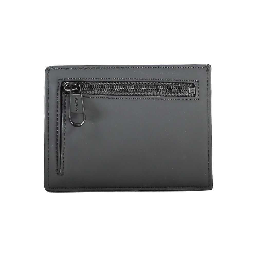 Calvin Klein Nero Polyurethane Cardholder