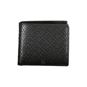 Tommy Hilfiger Black Leather Wallet with Coin Purse