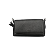 Calvin Klein Black Polyurethane Shoulder Bag