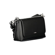 Calvin Klein Black Polyurethane Shoulder Bag