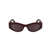 Calvin Klein Red Acetate Cat-Eye Sunglasses