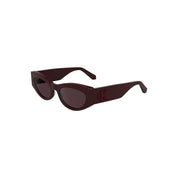 Calvin Klein Red Acetate Cat-Eye Sunglasses