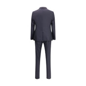 Virgin wool-silk blend Suit