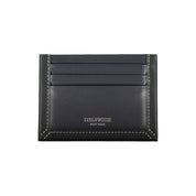 Tommy Hilfiger Blue Leather Card Holder
