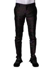 Multicolor Polyester Patterned Pants