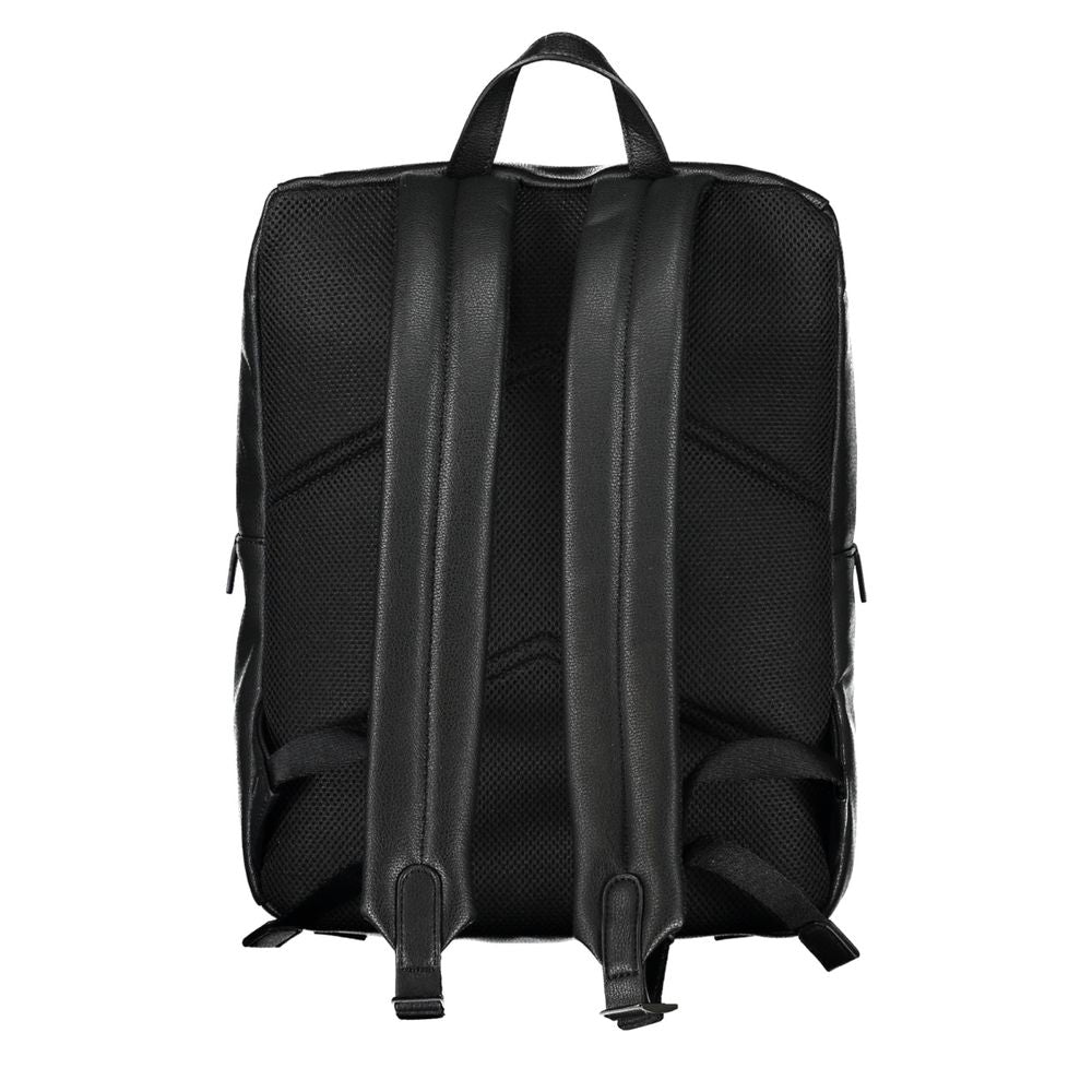 Calvin Klein Black Recycled Polyester Backpack