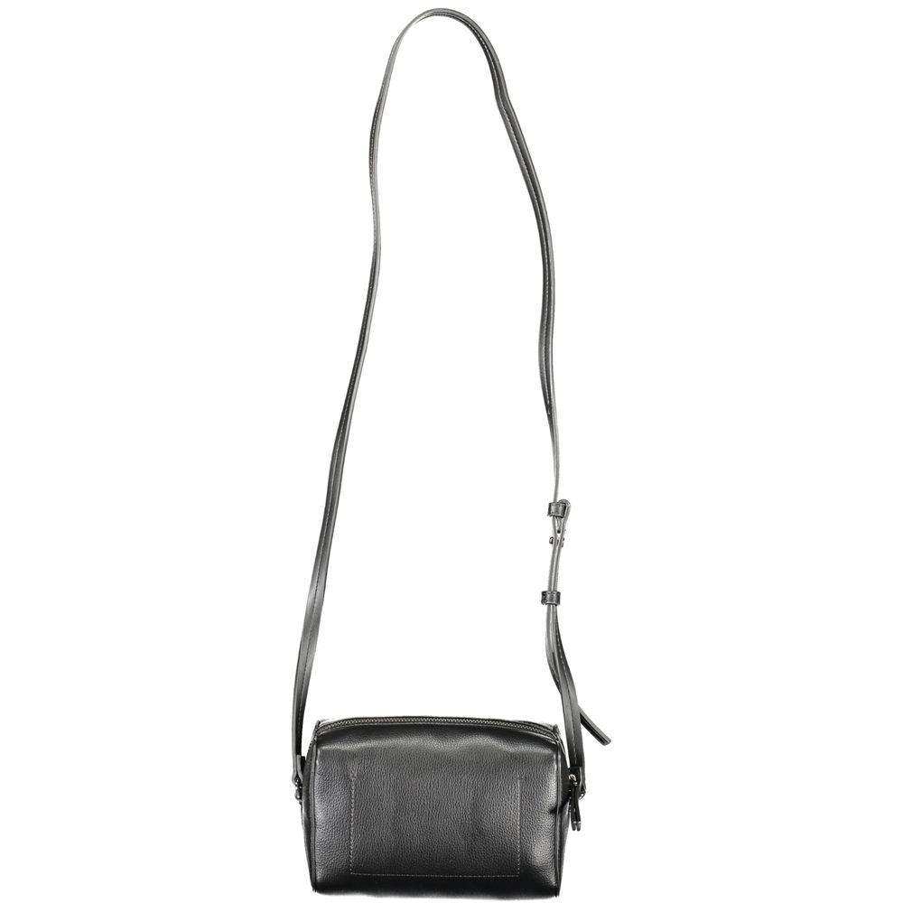 Calvin Klein Black Polyurethane Blend Shoulder Bag