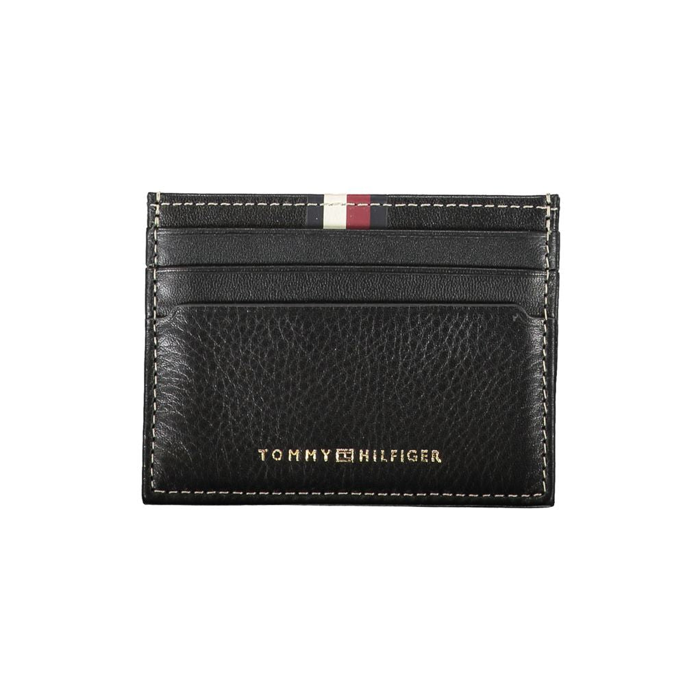 Tommy Hilfiger Blue Leather Card Holder