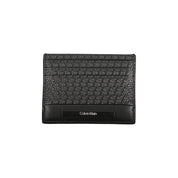 Calvin Klein Black Polyurethane Card Holder