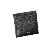 Calvin Klein Black Polyurethane Card Holder