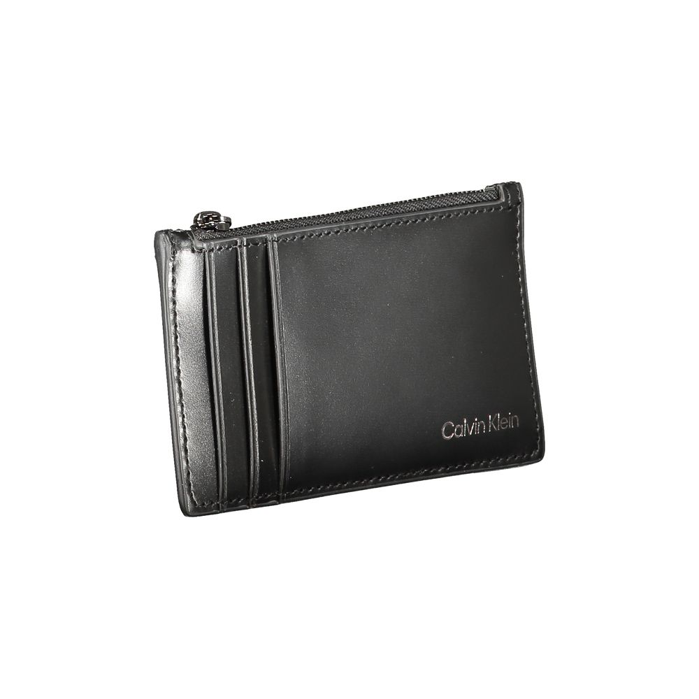 Calvin Klein Nero Leather Card Holder