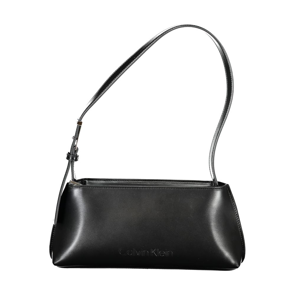 Calvin Klein Black Polyester Shoulder Bag