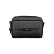 Calvin Klein Black Polyurethane Shoulder Bag