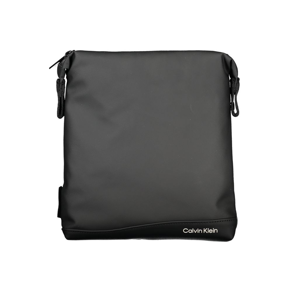 Calvin Klein Black Recycled Polyester Blend Shoulder Bag