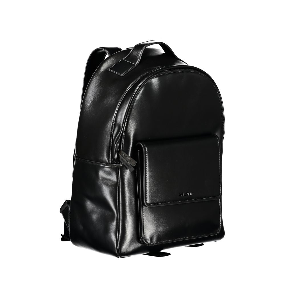 Calvin Klein Black Recycled Polyester Urban Backpack