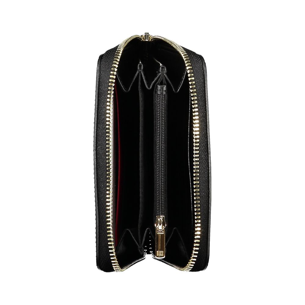 Tommy Hilfiger Black Recycled Polyester Zip Wallet