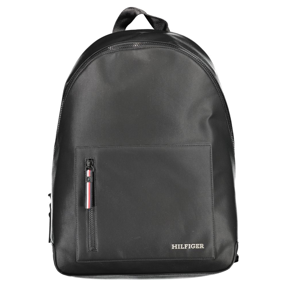 Tommy Hilfiger Black Polyester and Polyurethane blend Backpack