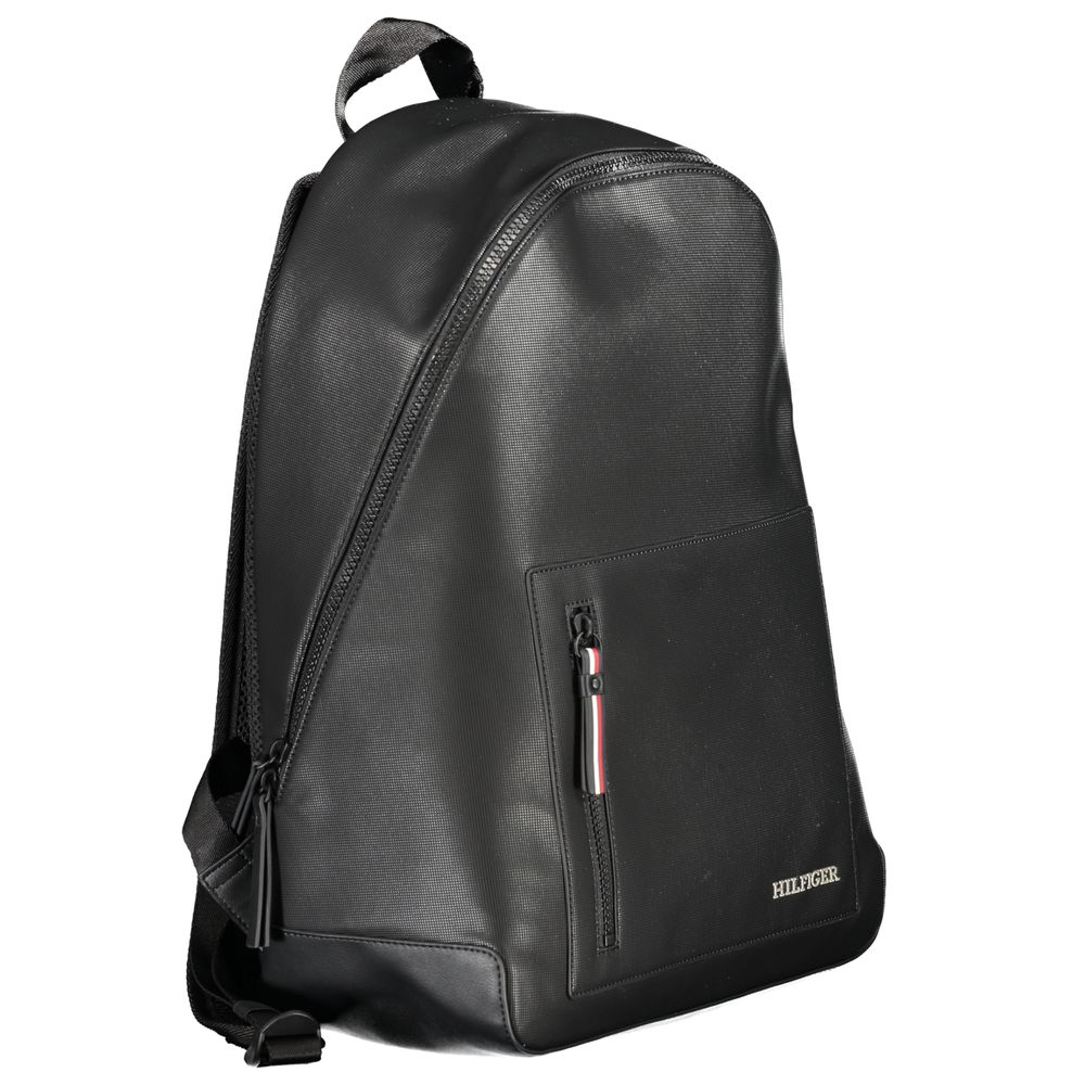 Tommy Hilfiger Black Polyester and Polyurethane blend Backpack