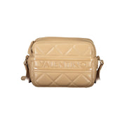 Beige handväska i polyeten för damer