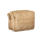 Beige handväska i polyeten för damer