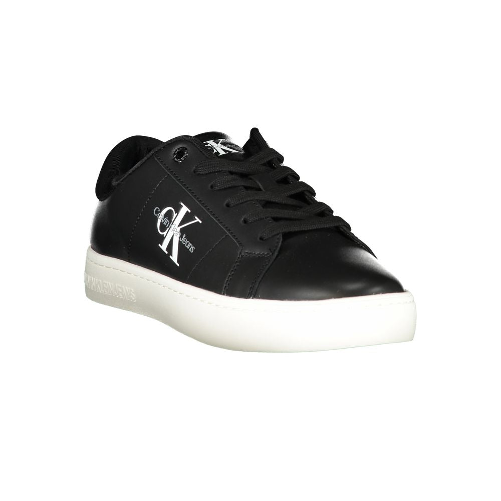 Calvin Klein White Polyurethane Sneakers