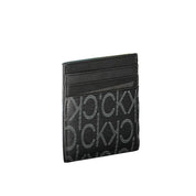 Calvin Klein Black Polyurethane Wallet & Belt Set