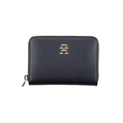 Tommy Hilfiger Blue Polyester Polyurethane Wallet