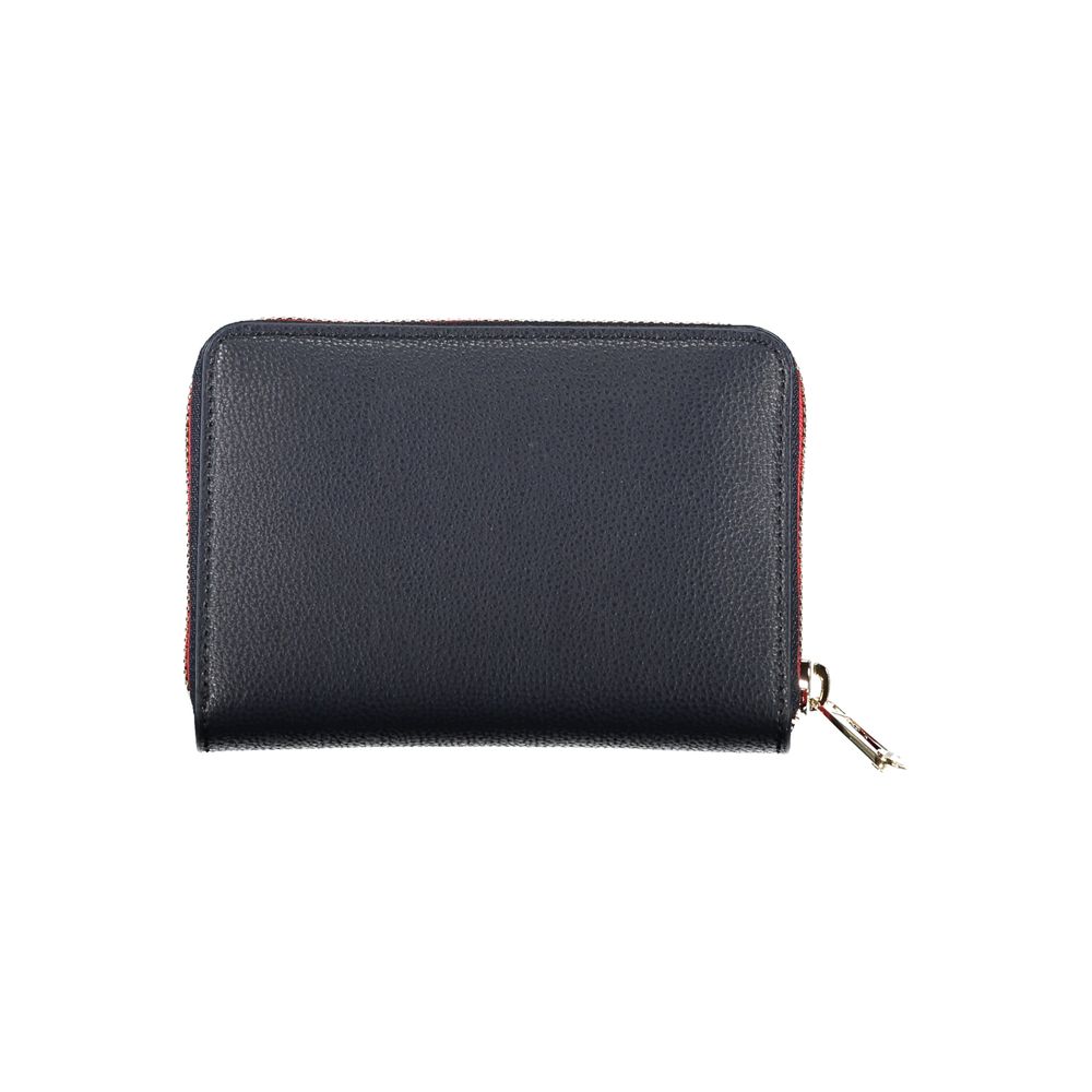 Tommy Hilfiger Blue Polyester Polyurethane Wallet