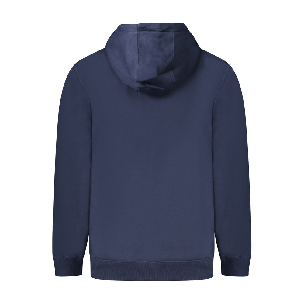 Tommy Hilfiger Blue Cotton Hooded Sweatshirt
