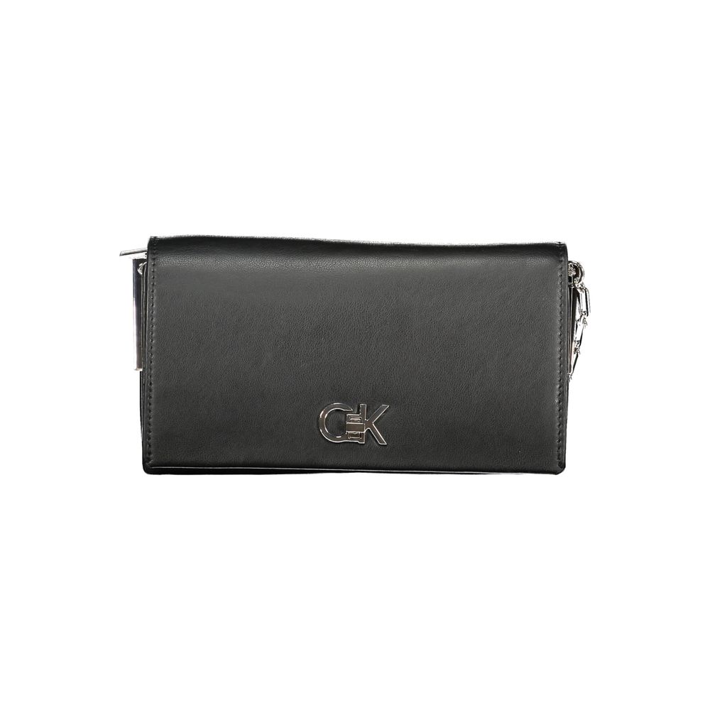 Calvin Klein Black Recycled Polyester Shoulder Bag