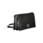 Calvin Klein Black Recycled Polyester Shoulder Bag