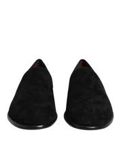 Dolce & Gabbana Black Suede Loafers