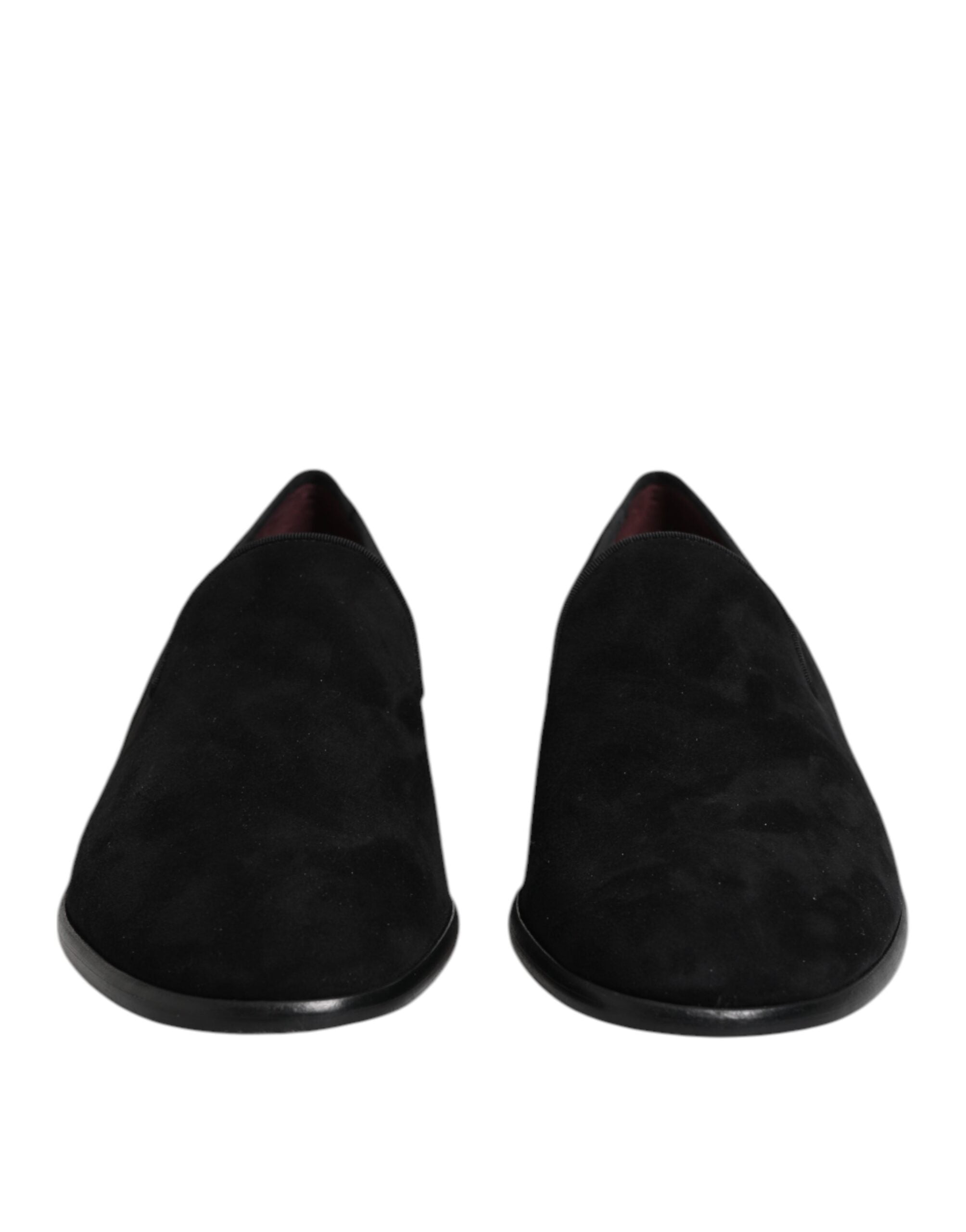 Dolce & Gabbana Black Suede Loafers