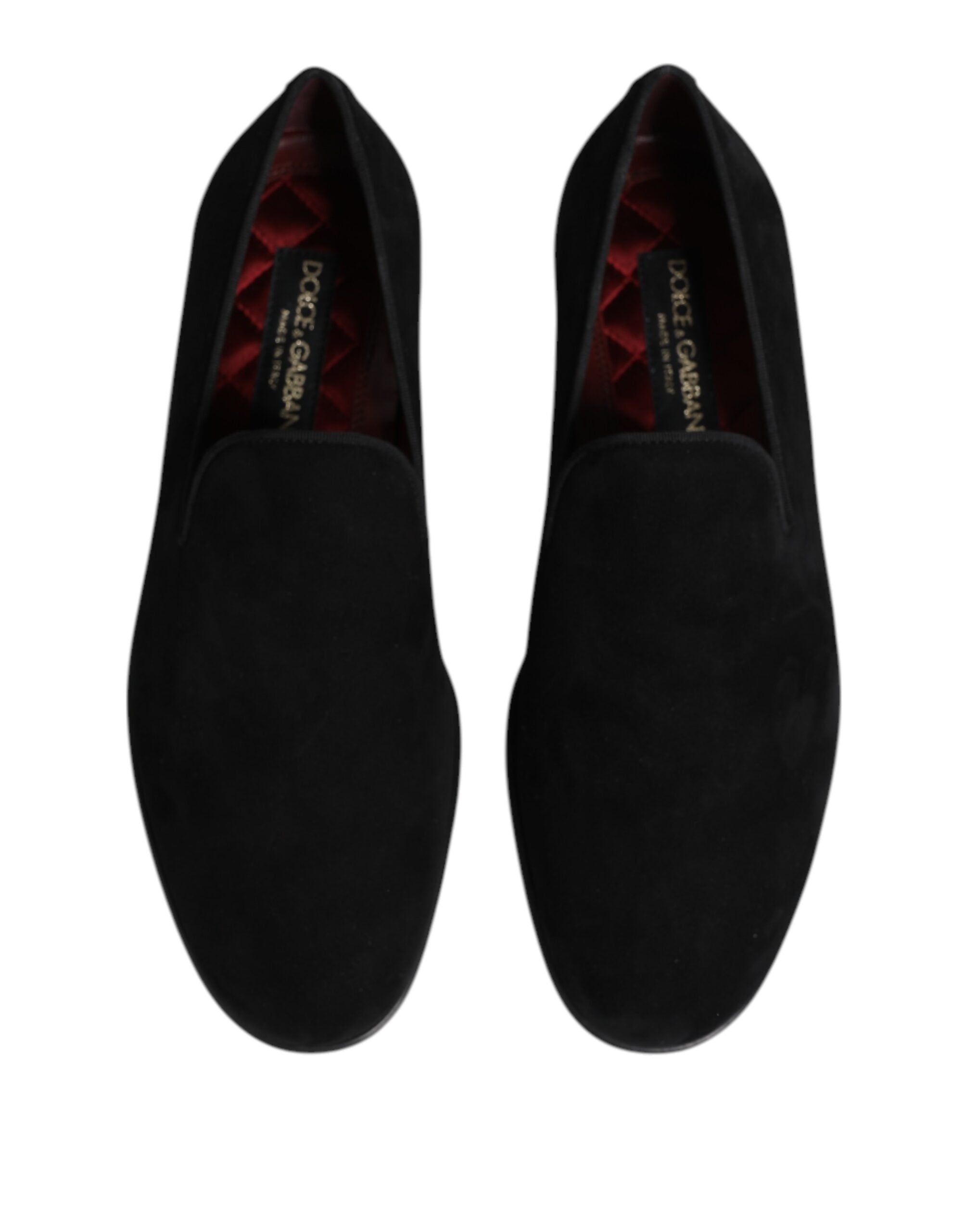 Dolce & Gabbana Black Suede Loafers