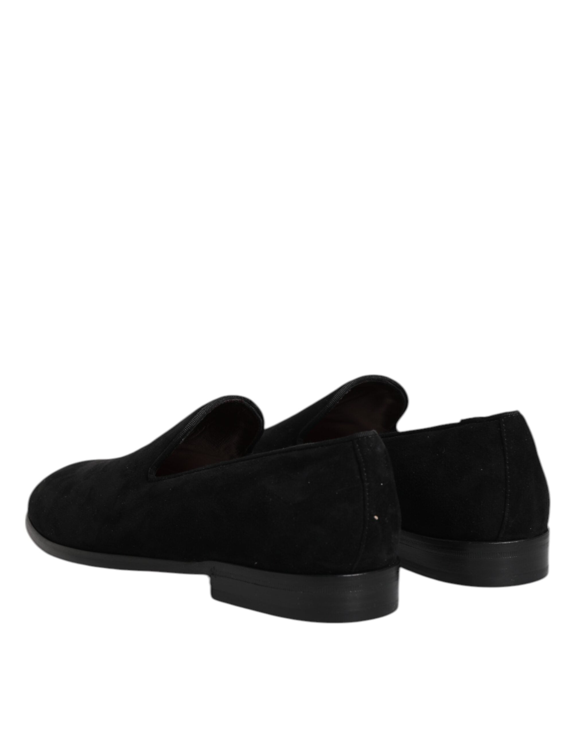 Dolce & Gabbana Black Suede Loafers