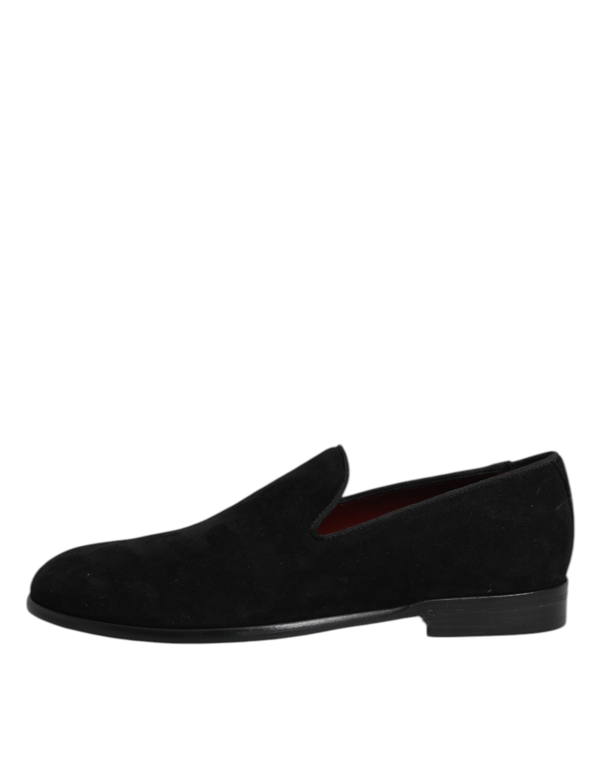 Dolce & Gabbana Black Suede Loafers