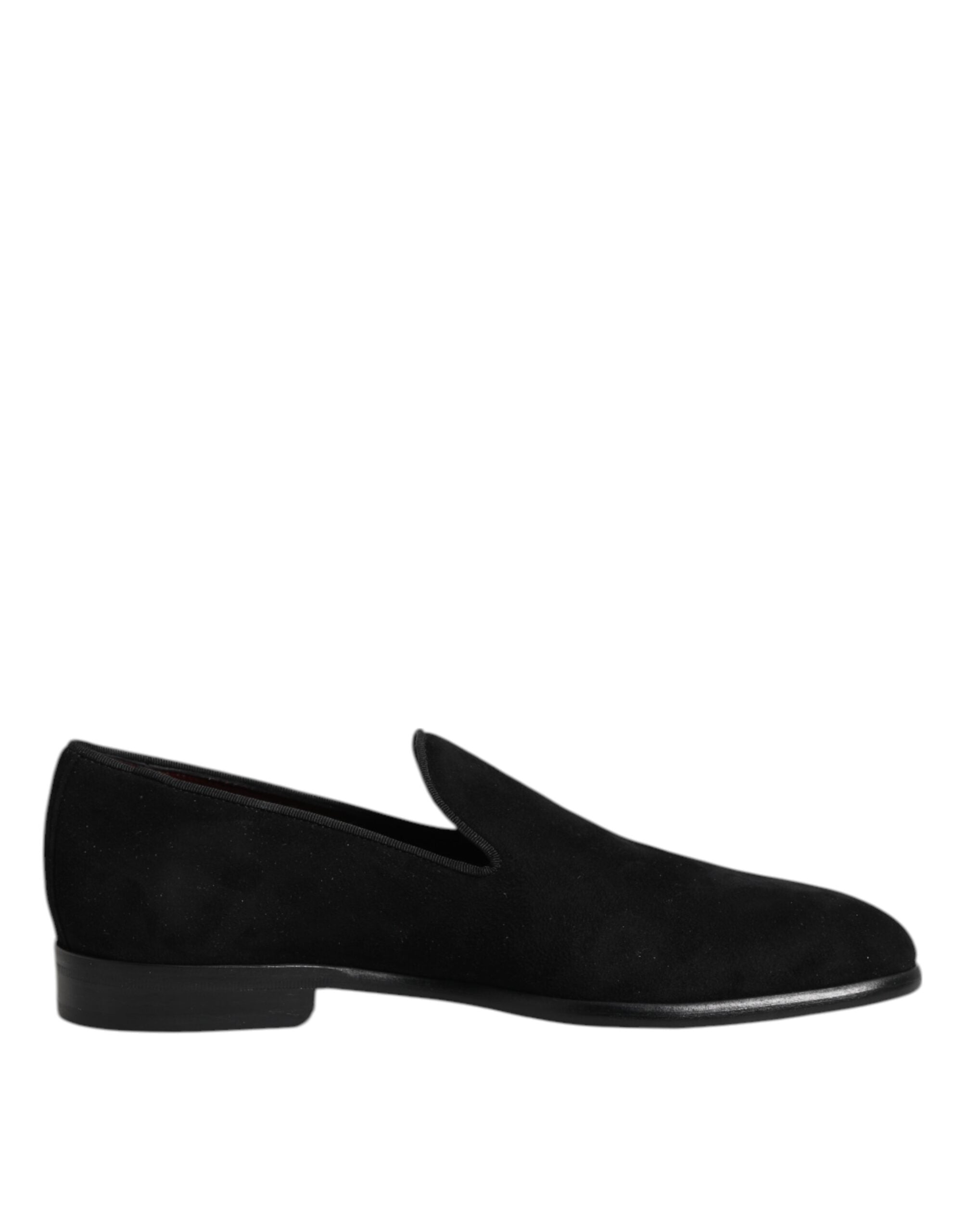 Dolce & Gabbana Black Suede Loafers