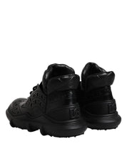 Svarta läderboots för män, vardagsmodell.