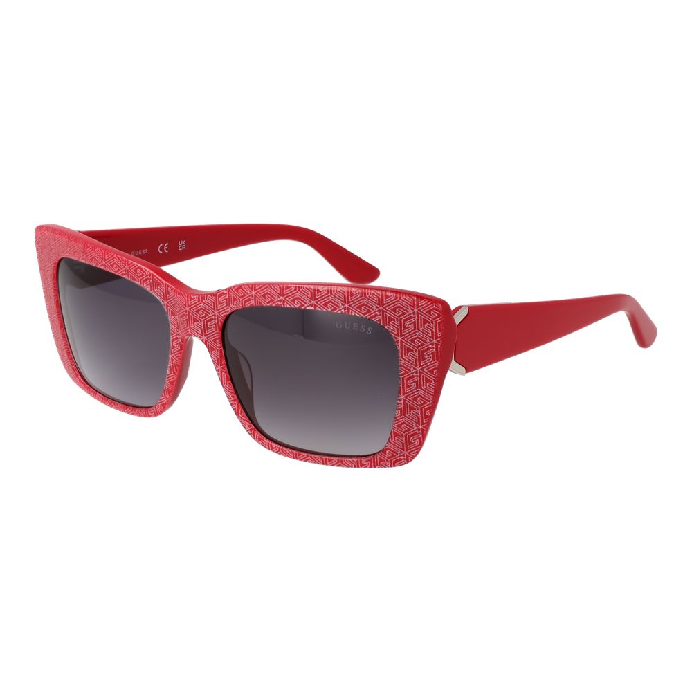 Guess Red Acetate Cat Eye Sunglasses